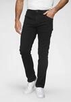 Straight-Jeans WRANGLER "Authentic Straight", Herren, Gr. 31, L&auml;nge 30, schwarz