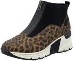 Rieker Schlupfboots Stiefelette, High Top Sneaker mit Rei&szlig;verschluss auf der