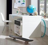 Wimex Rollcontainer "Joker" Schrank mit 1 Schublade und offenes Fach, ideal auch als