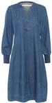 Midikleid CULTURE "Kleid CUallura", Damen, Gr. M, N-Gr, blau (dunkelblau wash),