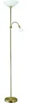 EGLO Stehlampe "UP 2 Stehlampe - Stahl - E27;E14 - 1X60W;1X18W - IP20", br&uuml;niert, 2,