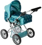 Kombi-Puppenwagen CHIC2000 "Leni", sternchen t&uuml;rkis, Puppenwagen, KinderB:37cm