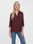 Vero Moda Hemdbluse "VMBUMPY L/S SHIRT NEW WVN GA NOOS" Viskose, regular fit