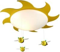 NIERMANN Deckenleuchte "Sum-Sum, Kinderlampe, Kinderzimmer", gelb, 1, &Oslash; 53cm H: