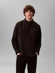 Calvin Klein Langarmhemd "LS SOLID OXFORD CLASSIC SHIRT" Mit Rundhalsausschnitt