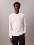 Calvin Klein Jeans Langarmshirt "LS WAFFLE BADGE CREWNK TEE" Mit...