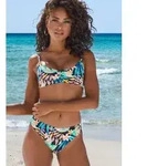 Bikini-Hose SUNSEEKER "Petit", Damen, Gr. 44, N-Gr, schwarz (schwarz bedruckt),