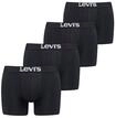 Levis Boxershorts Packung, 4er-Pack, mit breitem Logobund