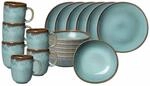 like. by Villeroy & Boch Geschirr-Set "Fr&uuml;hst&uuml;cks-Set Lave 18er Set"