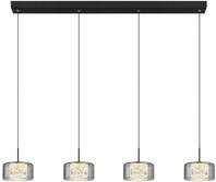 GLOBO LIGHTING LED Pendelleuchte "FOGSY", schwarz, 1 Stk., Leuchten,