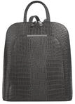 Cluty Cityrucksack echt Leder, Made in Italy