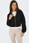 ONLY Kapuzensweatshirt "ONLSCARLETT LS ELASTIC ZIP HOOD SWT NOOS"