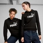 Kapuzensweatshirt PUMA "ESS NO 1 LOGO HOODIE TR", Damen, Gr. S, schwarz (puma