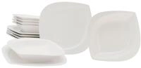 CreaTable Tafelservice "Melbourne" Teller Set, extravagante Form