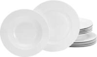 CreaTable Tafelservice "Fleur Roya" Teller Set, extrem d&uuml;nn, leicht,