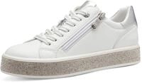 MARCO TOZZI Plateausneaker, Freizeitschuh, Halbschuh, Schn&uuml;rschuh in veganer
