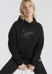 PUMA Kapuzensweatshirt "ESS SCRIPT COMFORT HOODIE FL", mit K&auml;ngurutasche, mit