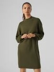 Vero Moda Strickkleid "VMNANCY LS FUNNELNECK DRESS GA NOOS" Viskosemischung, loose