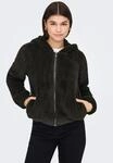 ONLY Kapuzenpl&uuml;schjacke "ONLNEWANNA CONTACT SHERPA JKT OTW NOOS" mit Kapuze