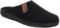 Pantoffel ROHDE "SOLTAU-H", Herren, Gr. 41, schwarz, Filz, meliert, Schuhe,