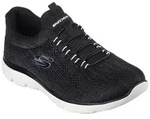Slip-On Sneaker SKECHERS "SUMMITS-FUN FLARE", Damen, Gr. 43, schwarz-wei&szlig;...