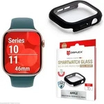 DISPLEX Displayschutzglas "Smartwatch Glass All-In-One Protector Full Body", schwarz