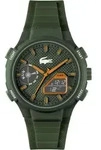 Quarzuhr LACOSTE "LC33", gr&uuml;n (khakifarben), Armbanduhren, Herren, Quarzuhr,