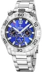 Chronograph FESTINA "The Originals/Diver", blau (silberfarben, blau), Armbanduhren,