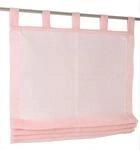 Kutti Raffrollo "Brondby" mit Schlaufen freih&auml;ngend halbtransparent, Polyester,