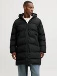 Jack & Jones Steppjacke "JJESOHO LONG PUFFER LN" mit Kapuze