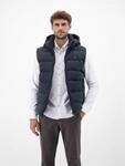 Cordweste LERROS, Herren, Gr. M, blau night, Cord, Obermaterial: 100% Polyester,
