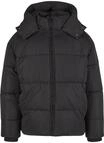 Winterjacke URBAN CLASSICS "Urban Classics Puffer Jacket With Flap Hood", Herren, Gr.