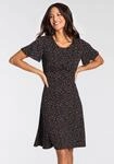 Laura Scott Jerseykleid kurzes Kleid, femininer Look, aus Single-Jerseystoff,...