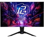 ASROCK Curved-Gaming-LED-Monitor "PGO32UFS", Energieeffizienz: G (A-G), schwarz,