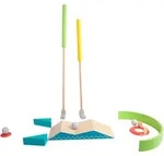 Spiel SMALL FOOT "Minigolf-Set Active", bunt, Spiele, Kinder, Holz, inkl Stoffbeutel