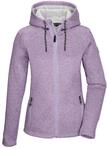 Killtec Fleecejacke "KOW 5 WMN KNTFLC JCKT" Strickfleecejacke mit verstellbarer