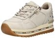 Sneaker MUSTANG SHOES "Mustang Shoes Sneaker Lederimitat", Herren, Gr. 37, ivory,