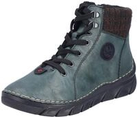 Winterboots RIEKER, Damen, Gr. 36, Warmfutter, gr&uuml;n (gr&uuml;n, braun), Lederimitat,