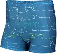 AQUARTI Badehose "Badehose Jungen Badehose Gestreift mit Motiven"