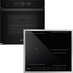 BAUKNECHT Backofen-Set "BBI4S8PM1SK" mit Teilauszug Pyrolyse-Selbstreinigung...