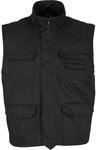 Steppweste BRANDIT "Brandit Safari Vest", Herren, Gr. 4XL, schwarz, 100% Polyester,