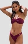 Copenhagen Studios Bandeau-Bikini-Top "Nela" mit V-f&ouml;rmigem Cut-Out vorn