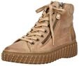 Ankleboots PAUL GREEN "Paul Green Stiefelette Nubukleder", Damen, Gr. 38,5, braun