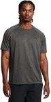 Trainingsshirt UNDER ARMOUR "UA TECH 2.0 SS TEE", Herren, Gr. 3XL, grau (carbon