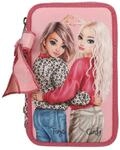 Depesche Buntstift "3-Fach Federtasche LEOHEART TOPModel 7,5 x 13 x 20 cm rosa"
