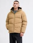 Jack & Jones Steppjacke "JJGLOBAL PUFFER JACKET" mit Kapuze