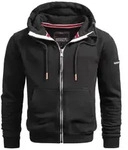 Sweatjacke ALESSANDRO SALVARINI "ASBergamo", Herren, Gr. S (48), schwarz,