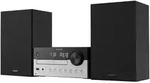 PHILIPS Stereoanlage "TAM4205M2", schwarz, silber, B:51,6cm H:24cm T:23,1cm, Radios
