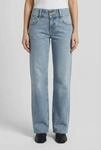 Pepe Jeans Gerade Jeans "STRAIGHT JEANS LW" mit doppeltem Knopfverschluss
