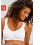 T-Shirt-BH NUANCE BY LASCANA "BH ohne B&uuml;gel", Damen, Gr. 85, Cup C, wei&szlig;,